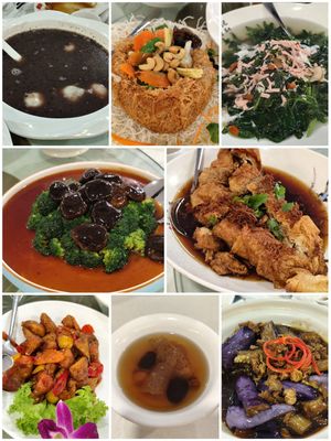 Assorted dishes at Green Feel Restaurant in Masai