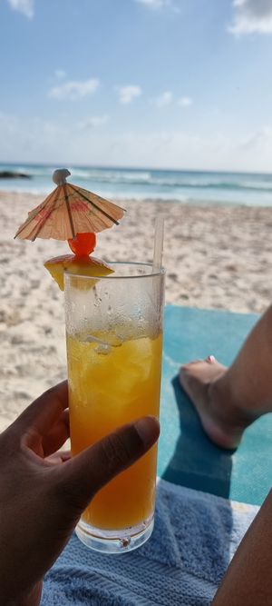 Cocktail at The Tiki Bar in Bridgetown