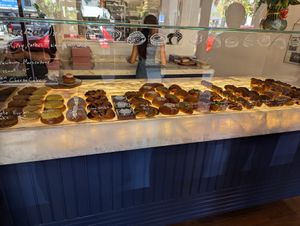 The pastry display--all vegan! at Tai Zhan Bakery in Saratoga