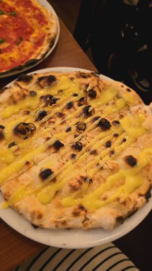 Vegan garlic bread at Just Pizza & Pasta in Douglas