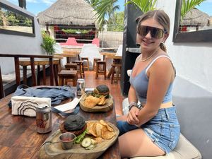   at Isla Burger in Isla Mujeres
