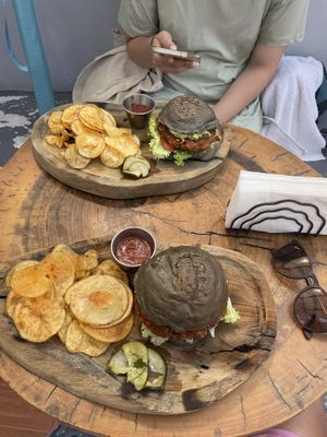   at Isla Burger in Isla Mujeres