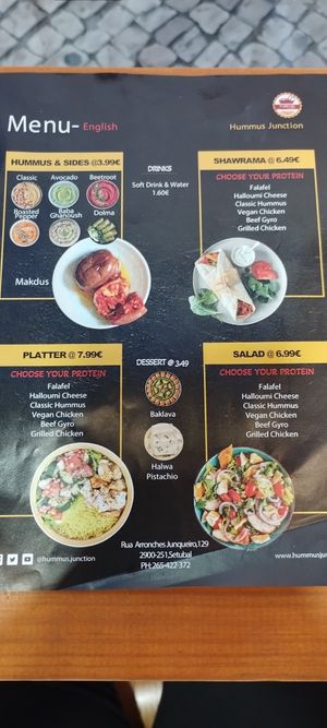  at Hummus Junction in Setubal