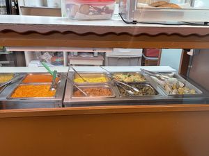 Inside  at Ma's Vegi Deli in St Thomas