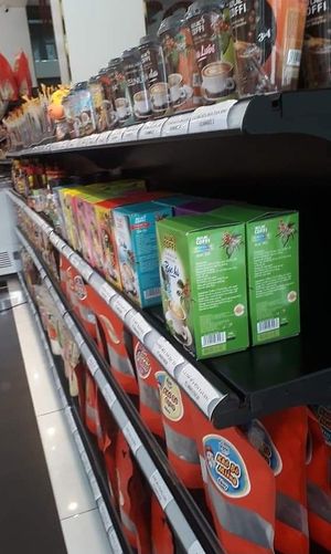 One of the vegan products. They have dry, frozen and cool. at Âu Lạc - Cs 2 in Ho Chi Minh City