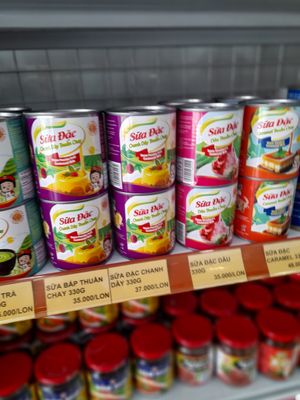 Vegan Condensed milks. Many flavours at Âu Lạc - Cs 2 in Ho Chi Minh City