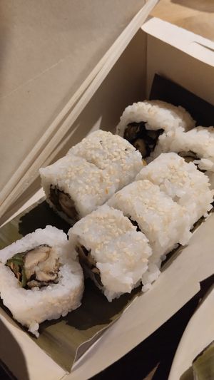 Rollos con hongos at Ishiki - Cloud Kitchen in Mexico City