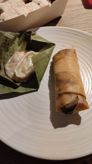 Dumpling con tofu y plátano dulce at Ishiki - Cloud Kitchen in Mexico City