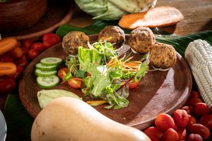 Croquetas Veganas at Maxan in Antigua