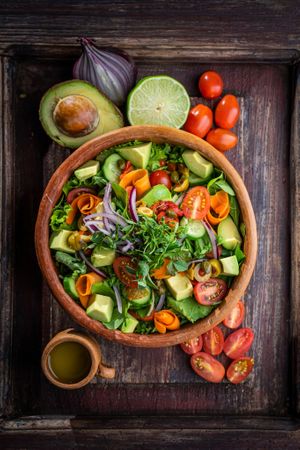 El Aguacatal Salad at Maxan in Antigua