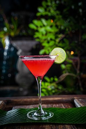 Hibiscus FLower Margarita at Maxan in Antigua