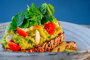 Avocado on toast at Jackson Lily's in Seminyak