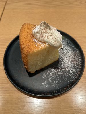 Homemade chiffon cake  at Common Well  in Kyoto