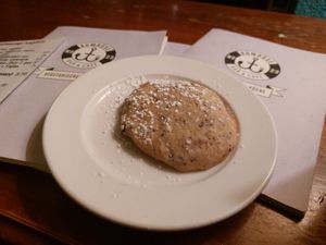 Chocolate chip cookie at Kombuse in Mannheim