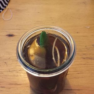 several course dinner - misosoup at Kombuse in Mannheim