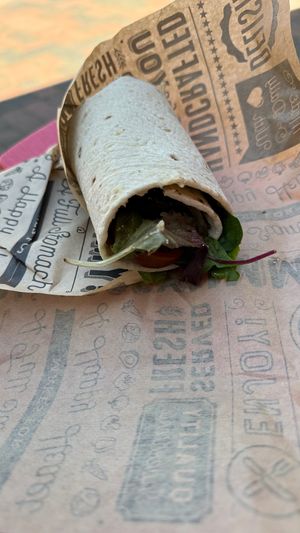 All Hail Seitan Wrap  at Grab 'n Go Health Bar in Provincetown
