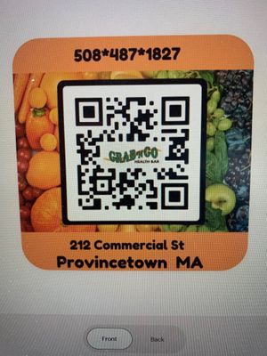  at Grab 'n Go Health Bar in Provincetown