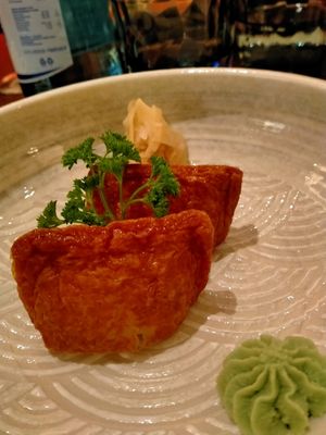 Nigiri tofu at Fooda in Merano