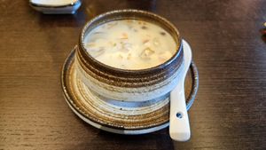 Kokosmilch-Suppe at Fooda in Merano