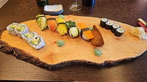 Veganes Sushi Set at Fooda in Merano
