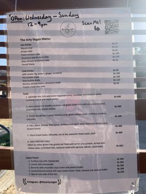   at The Arty Vegan - थे'आर्टिवेजन कैफे in Pushkar