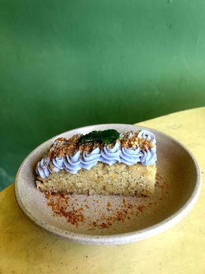 Arty cake of the day at The Arty Vegan - थे'आर्टिवेजन कैफे in Pushkar