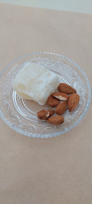 Dessert at GOJI Vegan Hotel in Rhodes