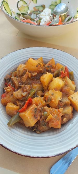 Vegetables at GOJI Vegan Hotel in Rhodes