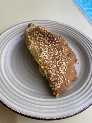 Spinach Pie   at GOJI Vegan Hotel in Rhodes