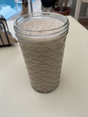 “The Brown One” Smoothie   at GOJI Vegan Hotel in Rhodes