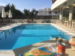 The pool  at GOJI Vegan Hotel in Rhodes