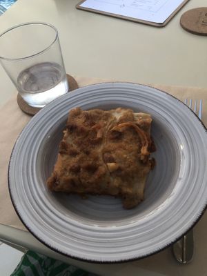 Moussaka😉  at GOJI Vegan Hotel in Rhodes