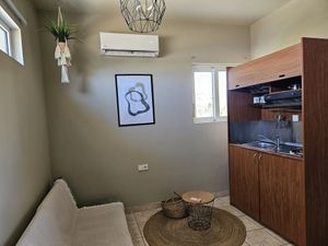 Kitchenette at GOJI Vegan Hotel in Rhodes