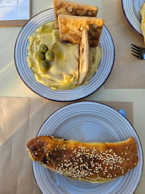 Fava & Pie at GOJI Vegan Hotel in Rhodes