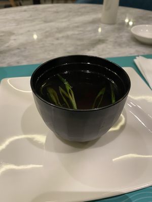 The View Mall. Shiitake Soup   at Sushi Library in Riyadh
