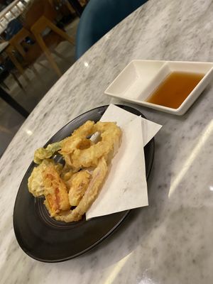 Veggie tempura   at Sushi Library in Riyadh