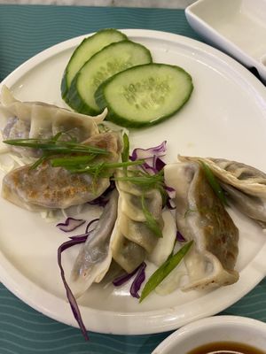 Vegan gyoza 🥟   at Sushi Library in Riyadh