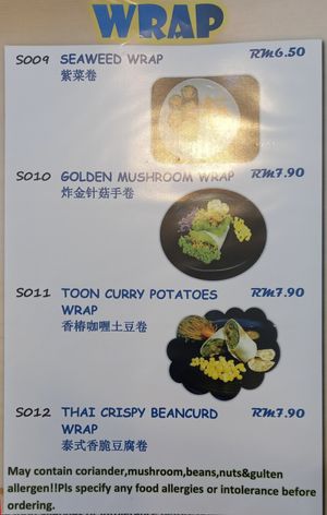 Menu03 at THTC Café in Kota Kinabalu