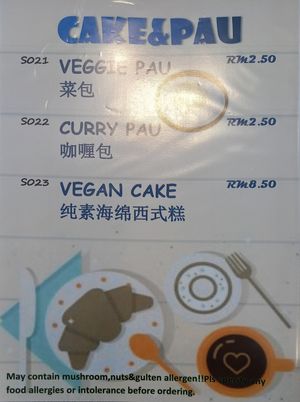 Menu09 at THTC Café in Kota Kinabalu
