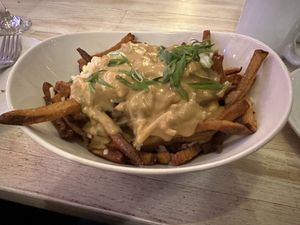 Poutine  at MeeT on Blanshard in Victoria