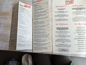 menu at MeeT on Blanshard in Victoria