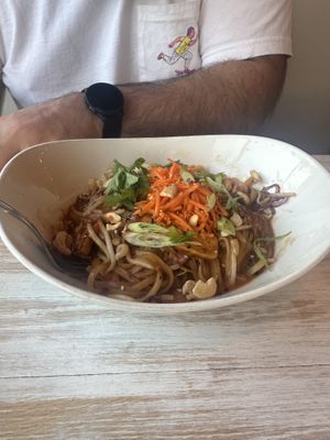 Noodl-y Thai Bowl  at MeeT on Blanshard in Victoria