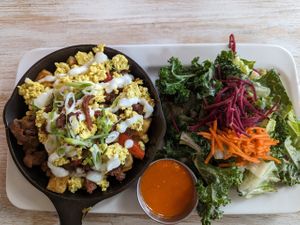 Philly steak hash at MeeT on Blanshard in Victoria