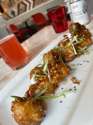 Sweet Chili Cauliflower at MeeT on Blanshard in Victoria