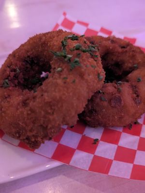 Nashville Hunny Glazed Mac n Cheez Donuts at MeeT on Blanshard in Victoria