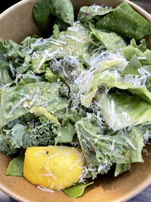 Kale & Romaine Caesar salad   at MeeT on Blanshard in Victoria