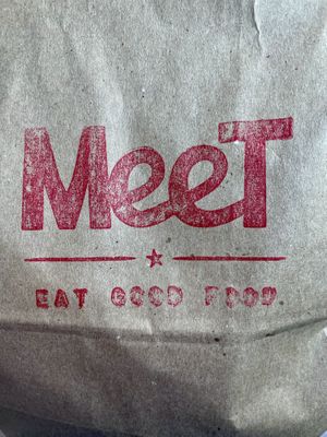 To-go bag stamp   at MeeT on Blanshard in Victoria