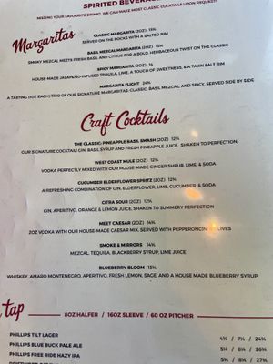 Cocktails   at MeeT on Blanshard in Victoria