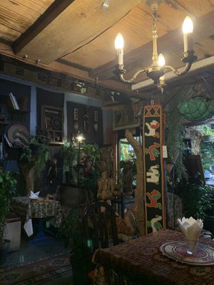 The restaurant  at Madam Taitou in Cape Town