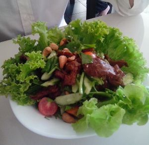 Pad Prik King at Green Palace Thai Vegetarian in Cabramatta